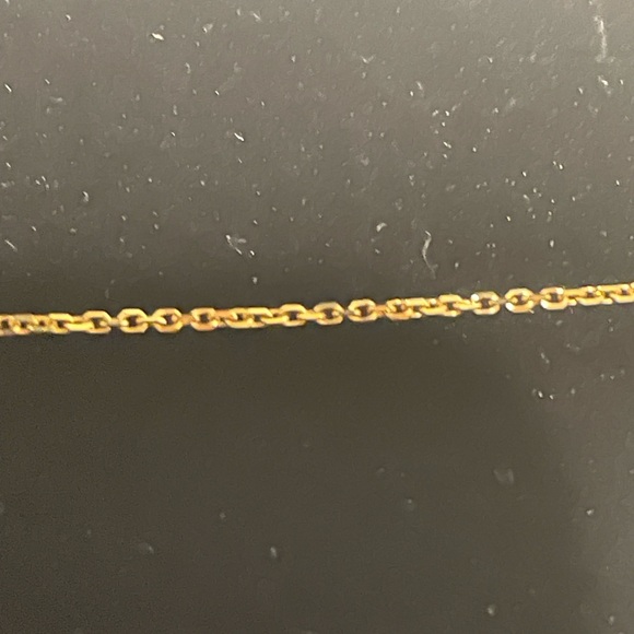 18k mother of pearl clover flower necklace - Picture 3 of 9